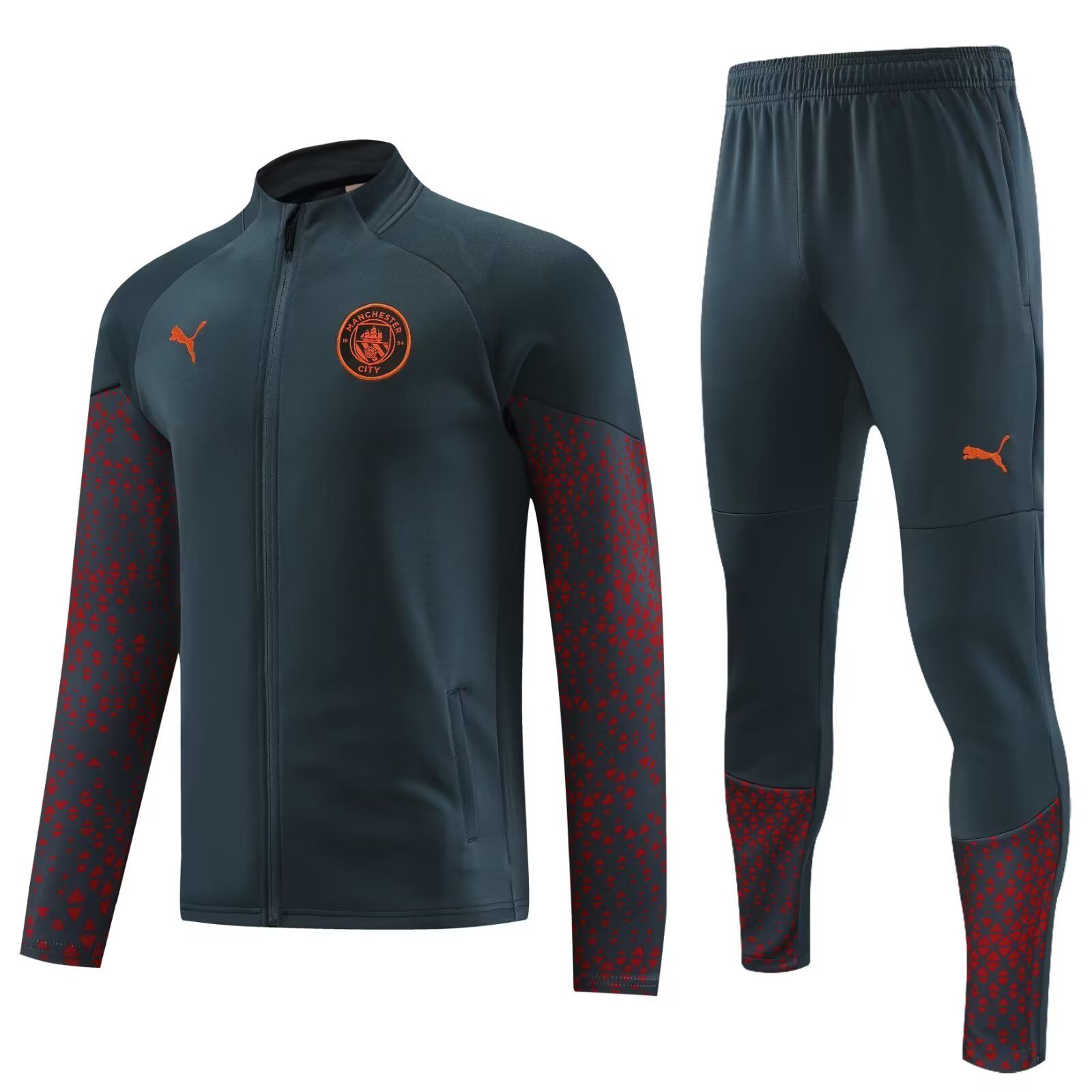 AAA Quality Manchester City 23/24 Tracksuit - Dark Grey